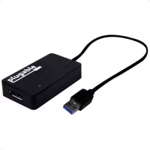 image of Plugable Technologies USB 3.0 to DisplayPort 4K Ultra HD Video Graphics Adapter