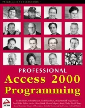 Image of Professional Access 2000 Programming by Ian Blackburn Paperback