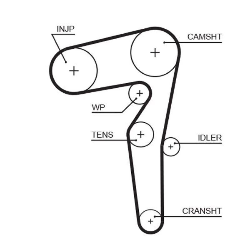 Image of GATES Timing Belt GATES 5646XS