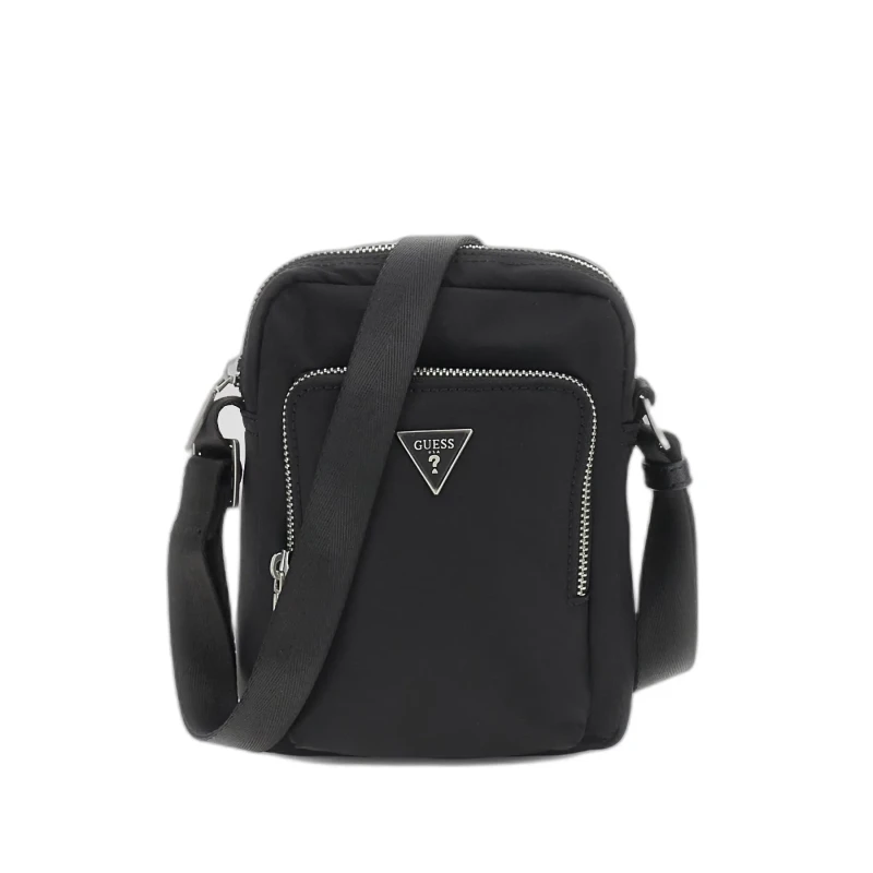 Image of Guess Shoulder Bag Guess Certosa Smart Compac Vezzola Noir Male TU