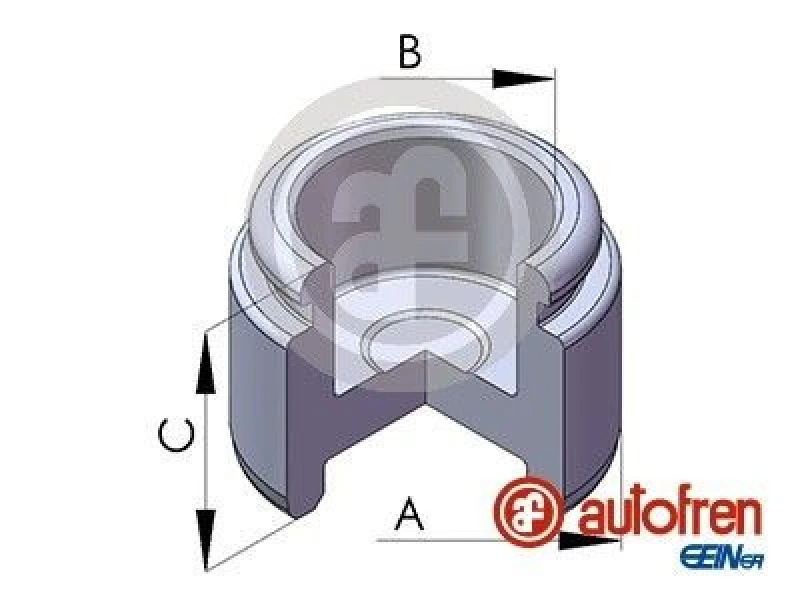 Image of AUTOFREN SEINSA Brake caliper piston AUTOFREN SEINSA D025661