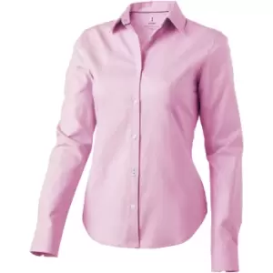 image of Elevate Vaillant Long Sleeve Ladies Shirt (L) (Pink)