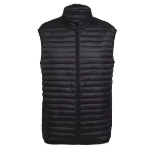 image of 2786 Mens Tribe Fineline Padded Gilet/Bodywarmer (L) (Black)