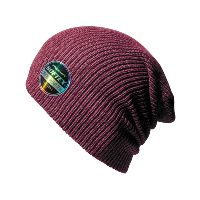 Image of Result Core Mens Softex Beanie in Scarlet Scarlet Male One Size
