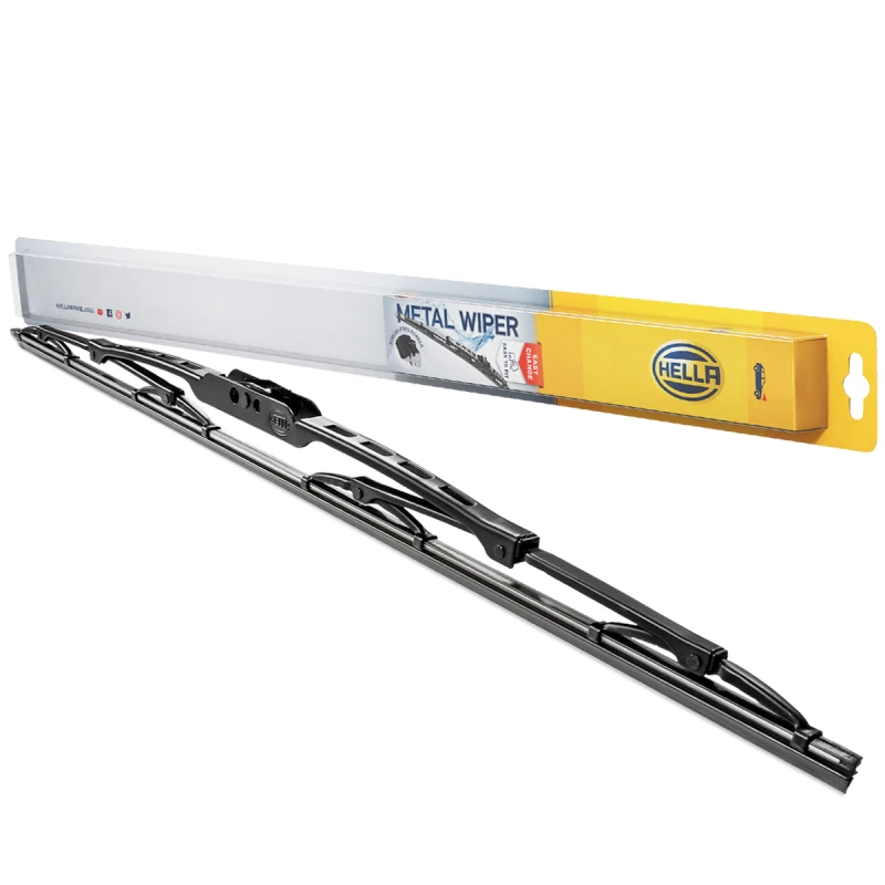 Image of Wiper blade Hella Metal Wiper 9XW 190 253-171 425mm Front Bracket wiper blade for right-hand drive vehicles 17Inch MITSUBISHI: COLT 3 Wiper Blade (29