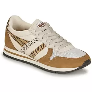 Image of Gola DAYTONA SAFARI womens Shoes (Trainers) in Brown,8