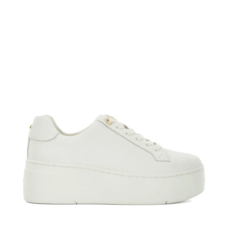 Image of Dune London Episode Platform Trainers - White White 8