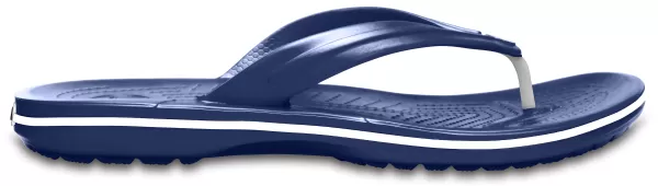 Image of Crocs Unisex Crocband Flips Navy M12