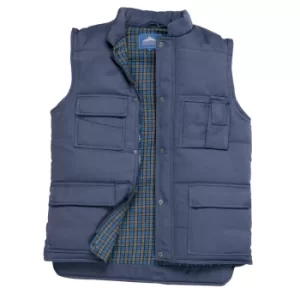 Image of Portwest Mens Shetland Padded Bodywarmer Navy 3XL