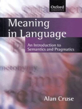 Image of Meaning in Language by D. a Cruse Paperback