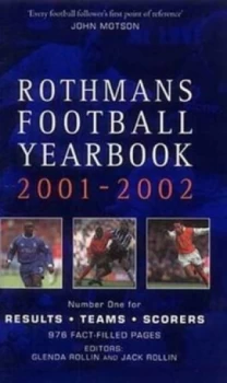 Image of Rothmans Football Yearbook 2001-2002 by Glenda Rollin and Jack Rollin Paperback