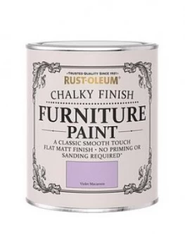 Image of Rust-Oleum Rust-Oleum Chalky Furniture Paint Violet Macaroon 750Ml