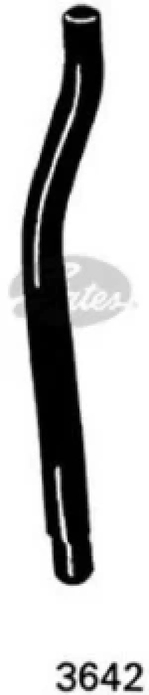 Image of Curved Radiator Hose 415mm X 16 Gates 3642