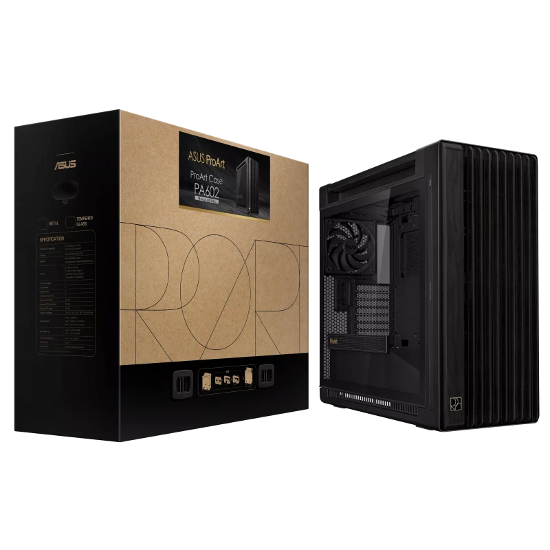 Image of ASUS ACCESSORIES PROART PA602 WALNUT WOOD TG CASE