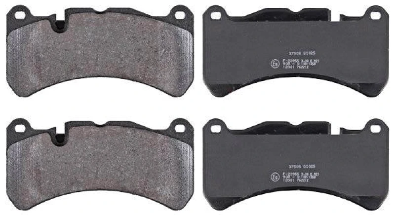 Image of A.B.S. 37508 Brake pad set prepared for wear warning indicator Brake Pad Set,disc brake (402)