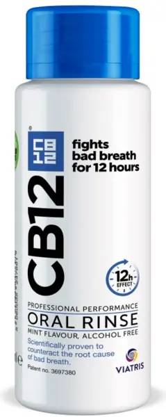 image of CB12 Oral Rinse Mint Flavour Mouthwash 250ml