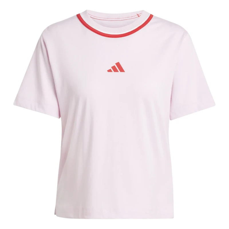 Image of Adidas Womens T-Shirt adidas Essentials Color Pop Rose Female S