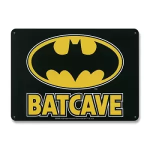 Image of DC Comics Tin Sign Batcave 15 x 21 cm
