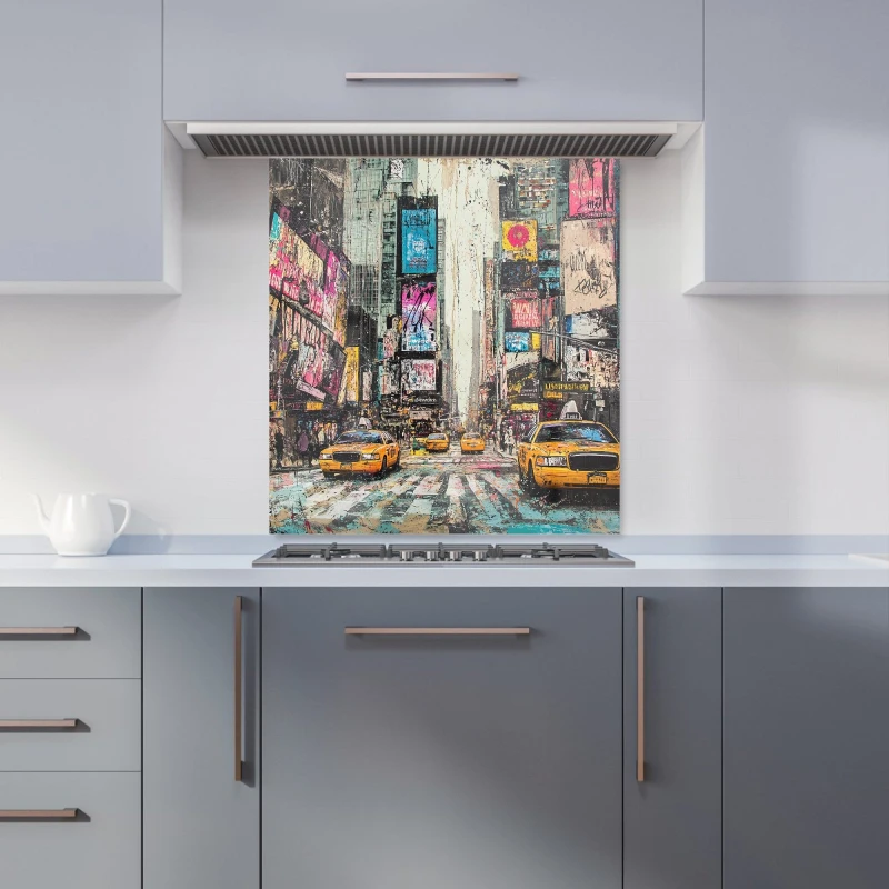 Image of Designer Kitchen Splashbacks Jasper Reed: 00041 Kitchen Splashback Size: 700mm x 650mm Multicolor Unisex 700mm x 650mm