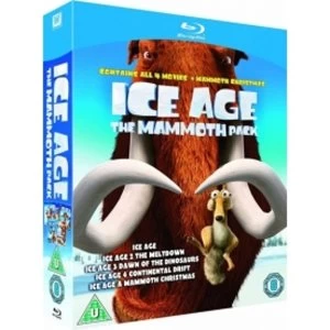 image of Ice Age 1-4 Plus Mammoth Christmas The Mammoth Collection Bluray