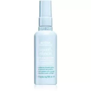 image of Aveda Smooth Infusion Style Prep Smoother Silk Hair Serum To Treat Frizz 100ml