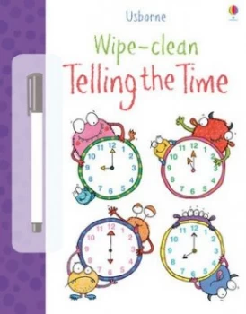 Image of Wipe Clean Telling the Time by Jessica Greenwell Book