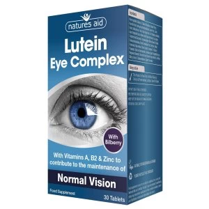 image of Natures Aid Lutein Eye Complex with 10mg Lutein Bilberry and Alpha Lipoic Acid