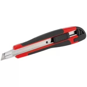 Image of Draper Soft-Grip Retractable Trimming Knife, 9mm