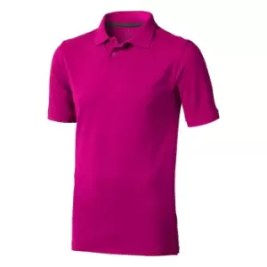 Elevate Mens Calgary Short Sleeve Polo (Pack of 2) (S) (Pink)