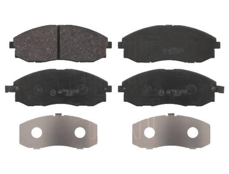 Image of Blue PRINT ADG04240 Brake pad set Front Axle, with acoustic wear warning, with anti-squeak plate Brake Pad Set,disc brake (402)