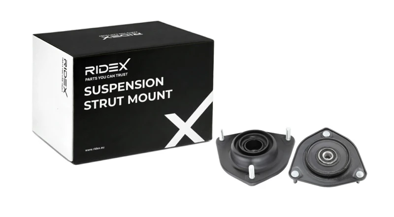 Image of RIDEX 1180S0821 Top strut mount Front Axle, with rolling bearing Suspension Strut Support Bearing (1180)