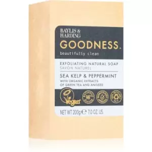 image of Baylis & Harding Goodness Sea Kelp & Peppermint Natural Bar Soap 200 g