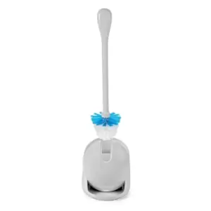 Image of OXO Compact Grey Toilet Brush Canister Grey