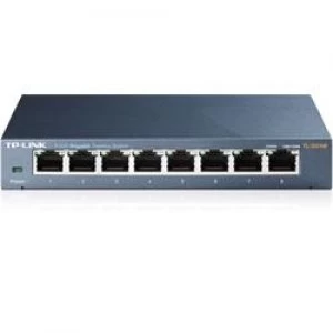 image of TP LINK 8-Port Gigabit Desktop Switch - Steel Case