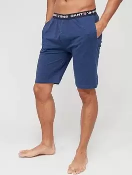 image of Gant Retro Shield Lounge Shorts, Navy Size M Men