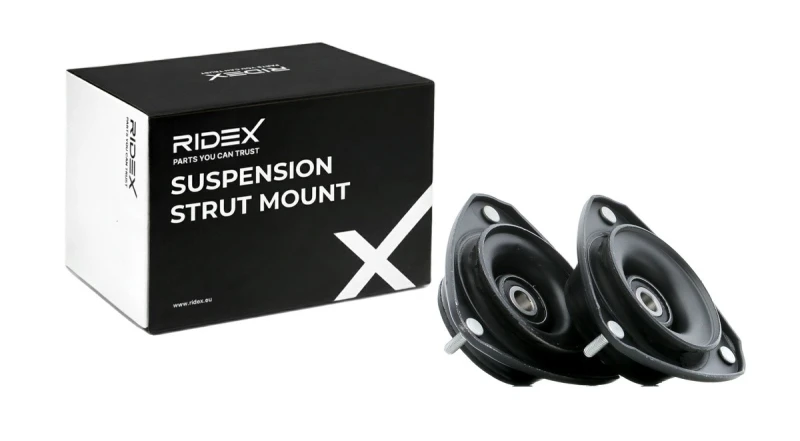 Image of RIDEX 1180S1125 Top strut mount Front Axle Suspension Strut Support Bearing (1180)