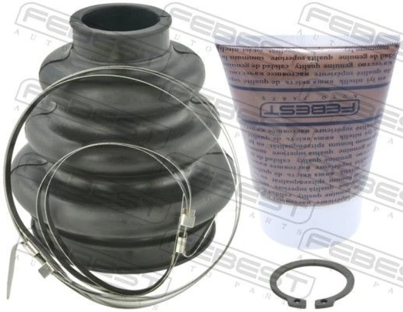 Image of FEBEST 1917-E90R CV Boot Front Axle Bellow,drive shaft (194)