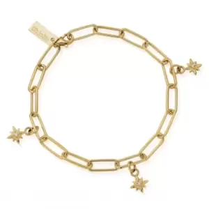 Image of Gold Link Chain Divine Journey Bracelet GBLC1041