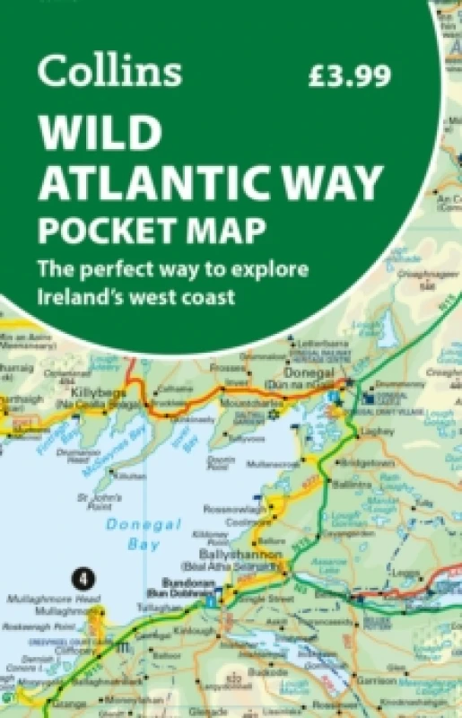 Image of Wild Atlantic Way Pocket Map : The Perfect Way to Explore Irelands West Coast Sheet map, folded