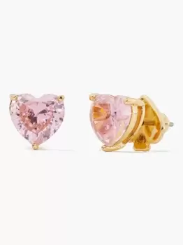 image of Kate Spade My Love Heart Stud Earrings, Pink, One Size