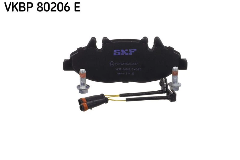 Image of SKF Brake pad set SKF VKBP 80206 E