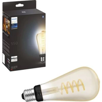 Image of Philips Lighting Hue LED light bulb 871951430150400 EEC: G (A - G) Hue White Ambiance E27 Einzelpack Giant Edison ST72 Filament 300lm E-27 7 W Warm wh