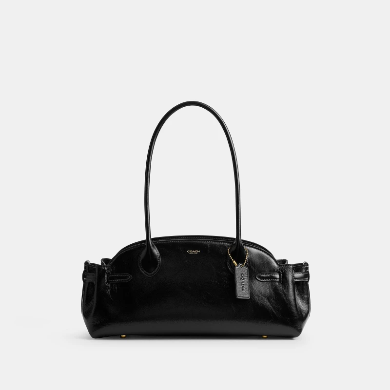 Image of Coach Womens Empire Carryall Satchel Bag b4/black female One Size