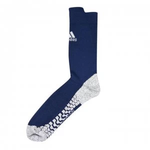 Image of adidas ASK Traxion Socks Mens - Dark Blue/White