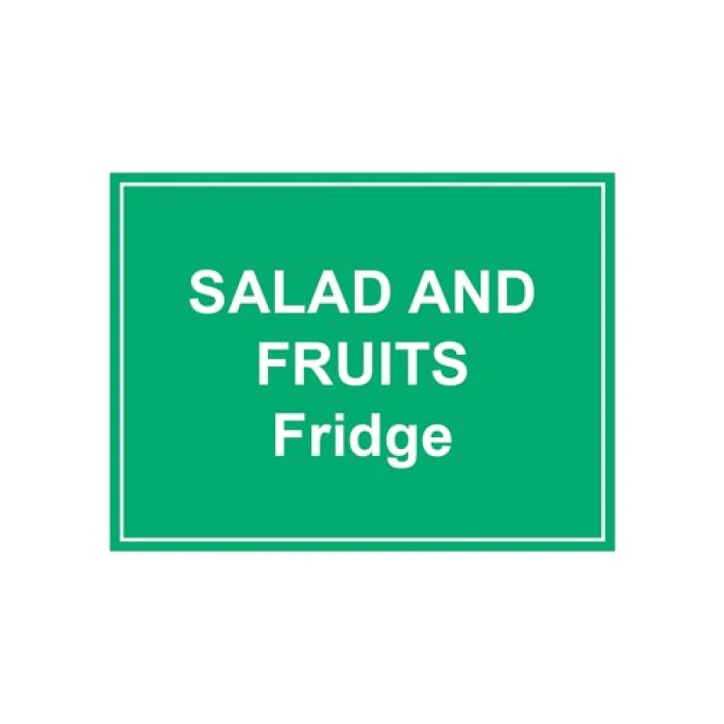 Image of MyCafe MyCafe Salad and Fruits Fridge Sign Self Adhesive Vnl 150x200 MYC10713 MYC10713