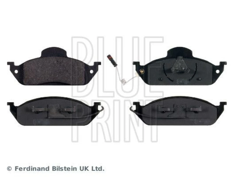 Image of Blue PRINT Brake pad set Blue PRINT ADU174260