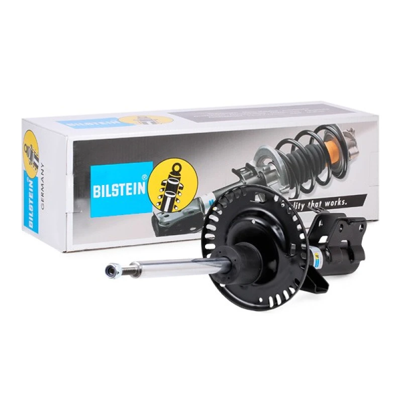 Image of BILSTEIN 22-193032 Shock absorber Front Axle, Gas Pressure, Twin-Tube, Suspension Strut, Bottom Clamp Shock Absorber (854)