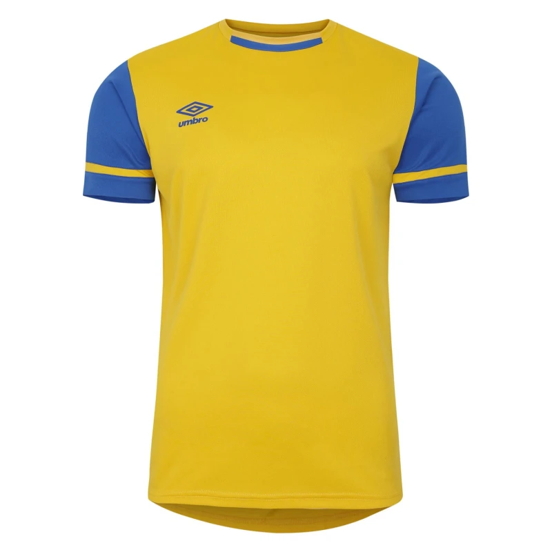 Image of Umbro Umbro Men Cavelle Jersey T-Shirt in Yellow Size: Small Yellow S Male 5063652570449