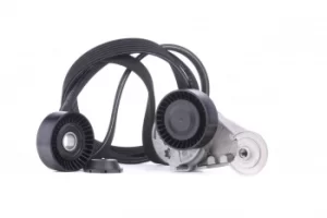Image of GATES Poly V-Belt VOLVO K016DPK1838 Ribbed Belt,V Ribbed Belt,Multi V Belt,Poly Belt,V-Ribbed Belt Set
