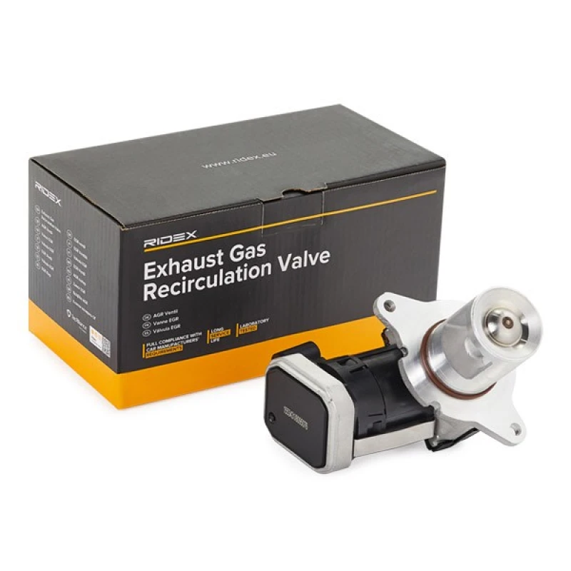 Image of RIDEX 1145E0076 EGR valve Control Valve, Electric, with gasket/seal EGR Valve (1145)